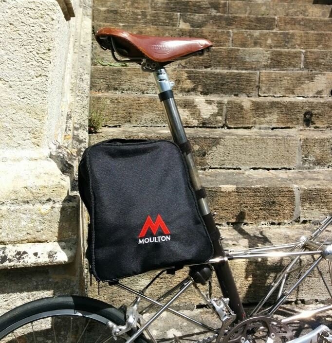 Moulton Rear Day Bag - Padded Cordura — The Traditional Cycle Shop